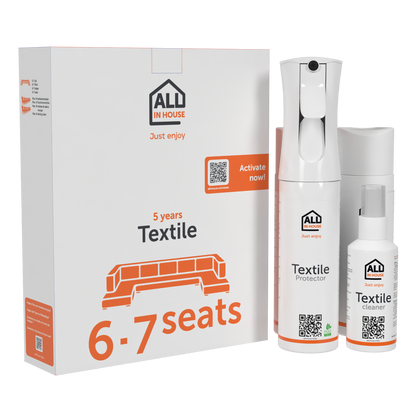 All in House Service | 6-7 zits U-bank of tot max. 14 eetkamerstoelen | 5 jaar