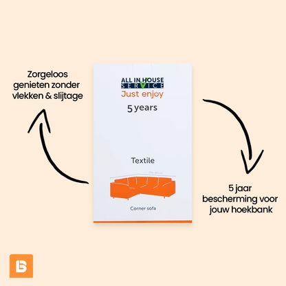 All in House Service | Op Jouw Hoekbank | 5 jaar