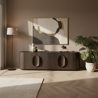 Tv-meubel Allure | Donkerbruin