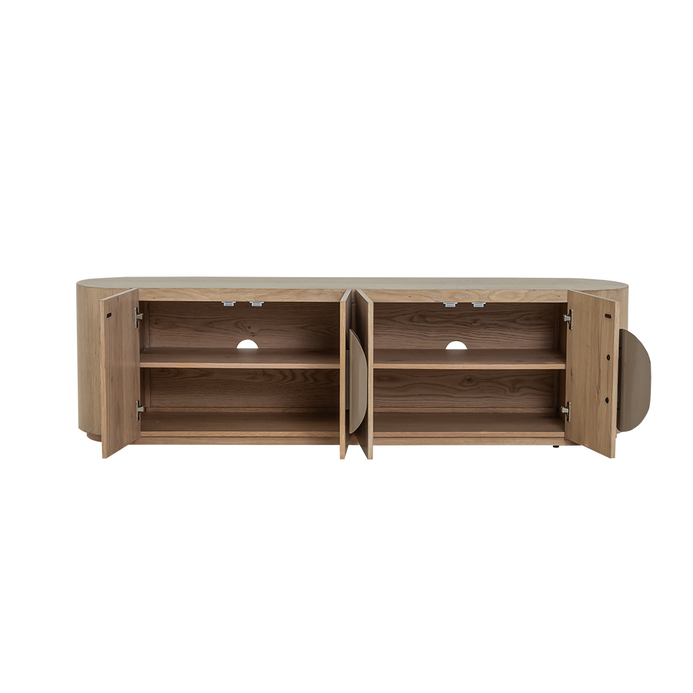 Tv-meubel Allure naturel, detail van de functie