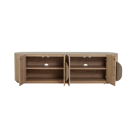 Tv-meubel Allure naturel, detail van de functie