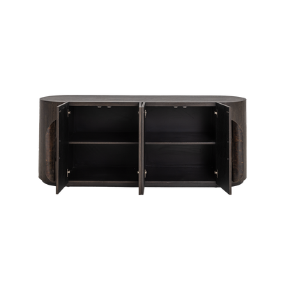 Dressoir Allure | Donkerbruin — Vooraanzicht - witfoto