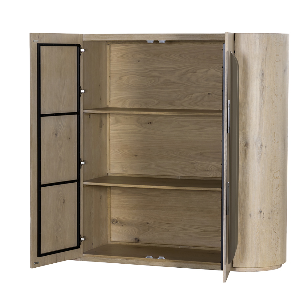 Opbergkast Allure naturel, detail van de functie
