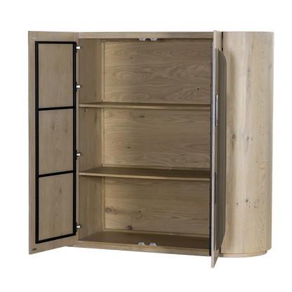 Opbergkast Allure naturel, detail van de functie