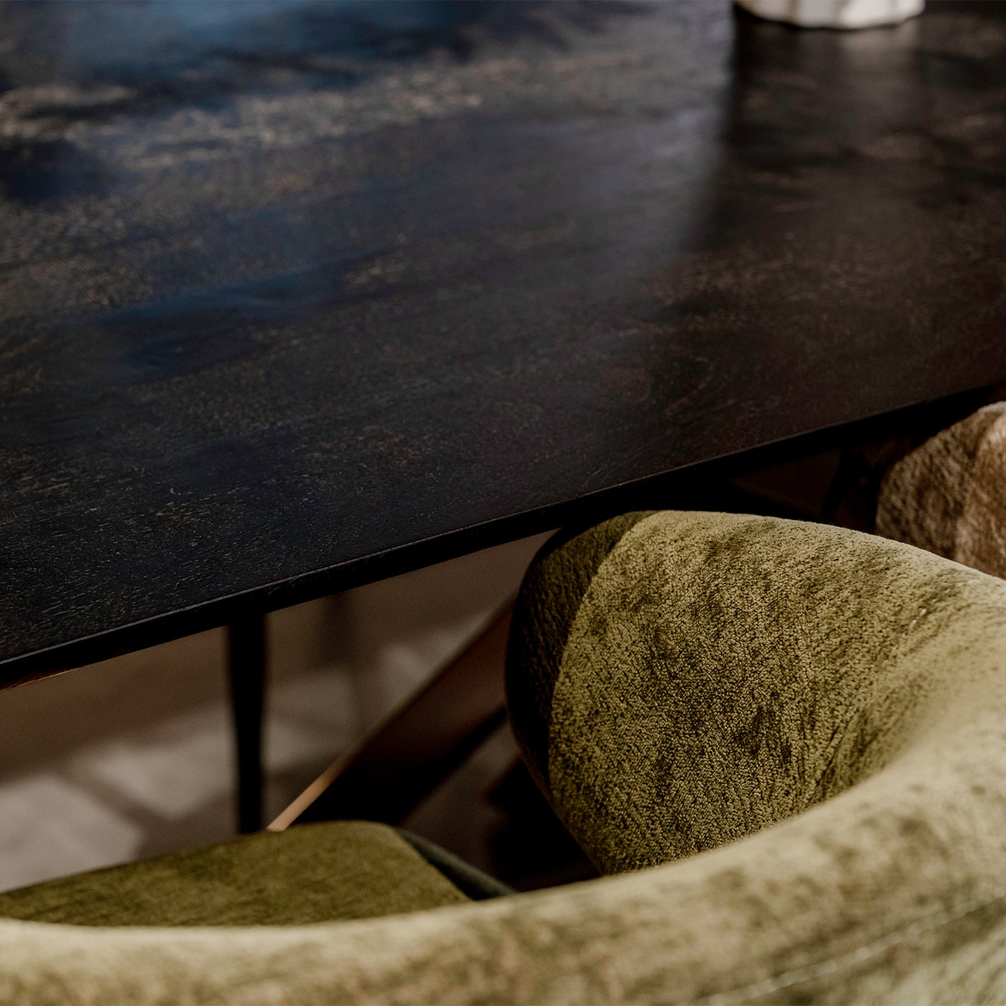 Eettafel Alore | Rechthoekig | Zwart Mangohout