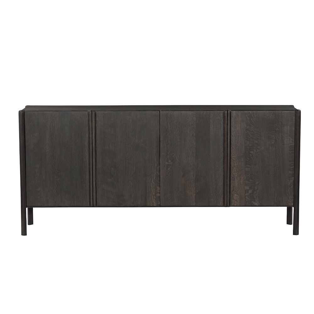 Dressoir Amalfi | Bruin — Zijaanzicht - witfoto
