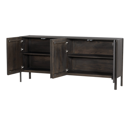 Dressoir Amalfi | Bruin — Vooraanzicht - witfoto