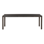 Eettafel Amalfi, vooraanzicht op witte achtergrond