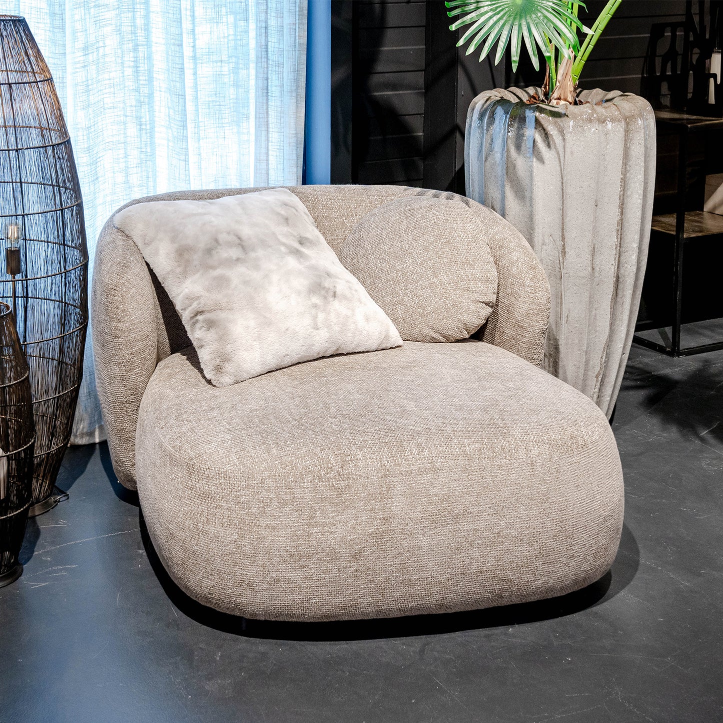 Fauteuil Aphrodite | Loveseat | Cream