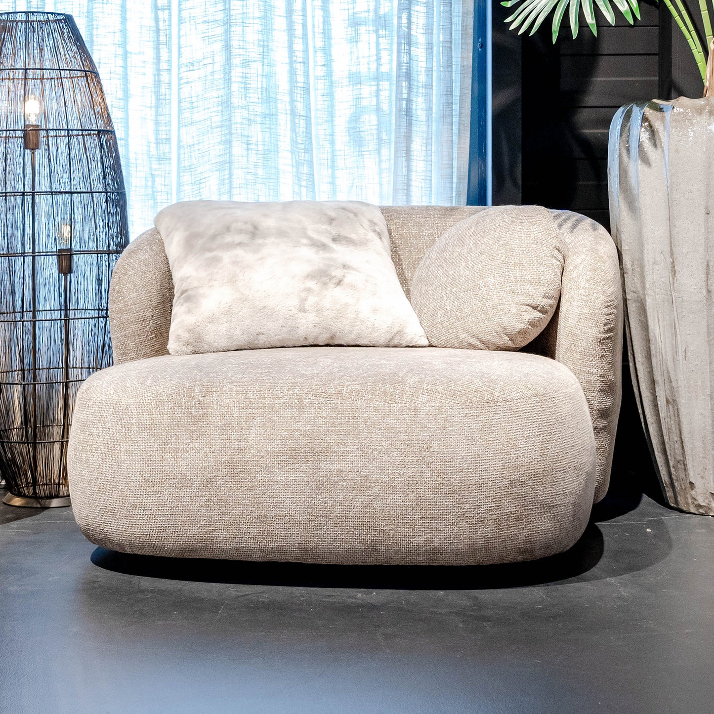 Fauteuil Aphrodite | Loveseat | Cream