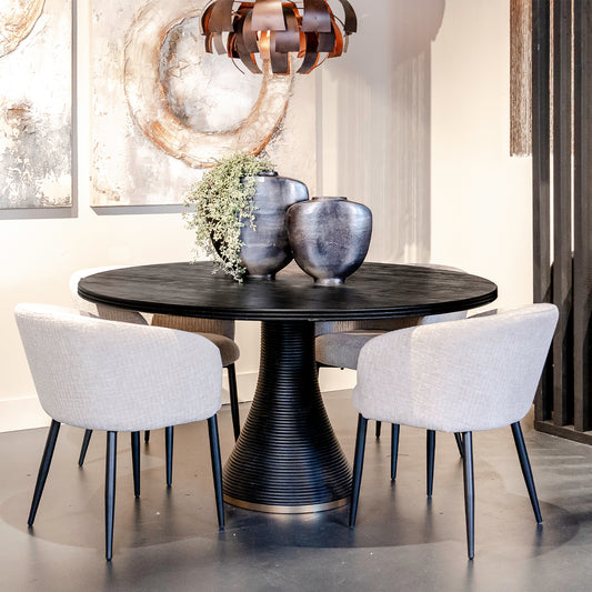 Eettafel Arca | Zwart Mangohout