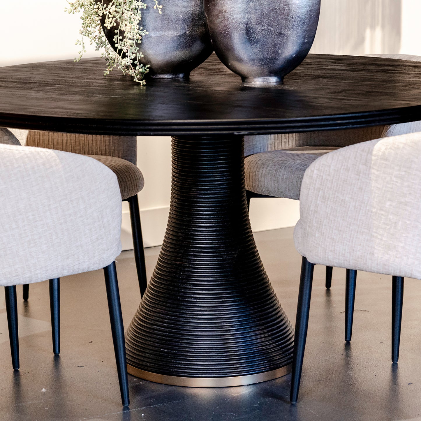 Eettafel Arca | Zwart Mangohout