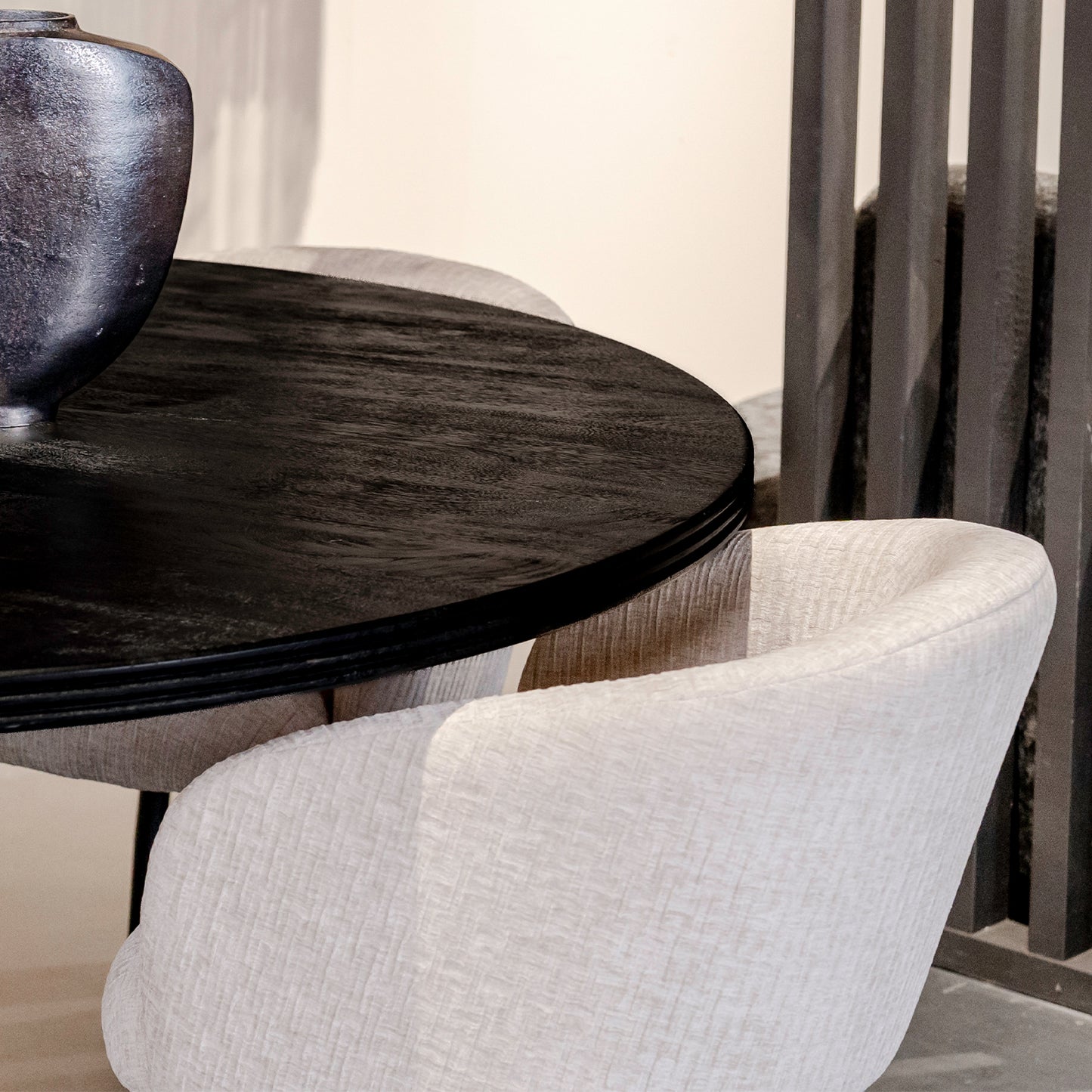 Eettafel Arca | Zwart Mangohout