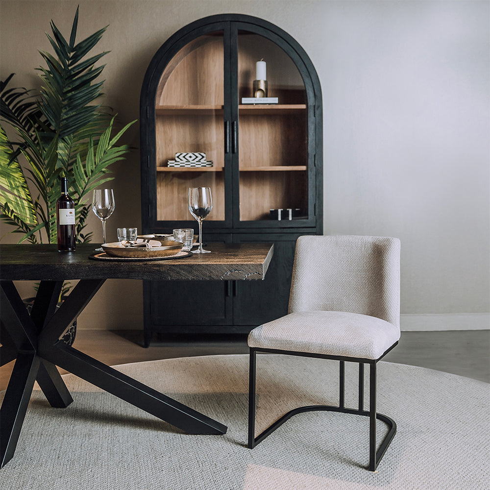 Eetkamerstoel Archi | Grijze Stof