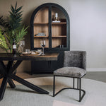 Eetkamerstoel Archi | Donkergrijze Stof