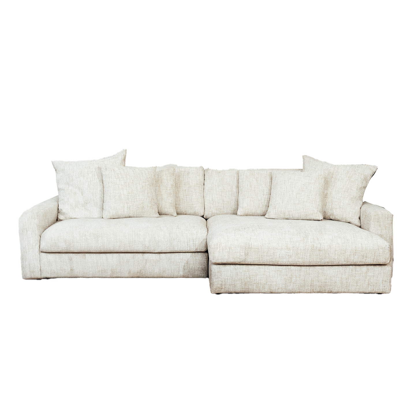 Hoekbank Dean | Stof Beige | L+R