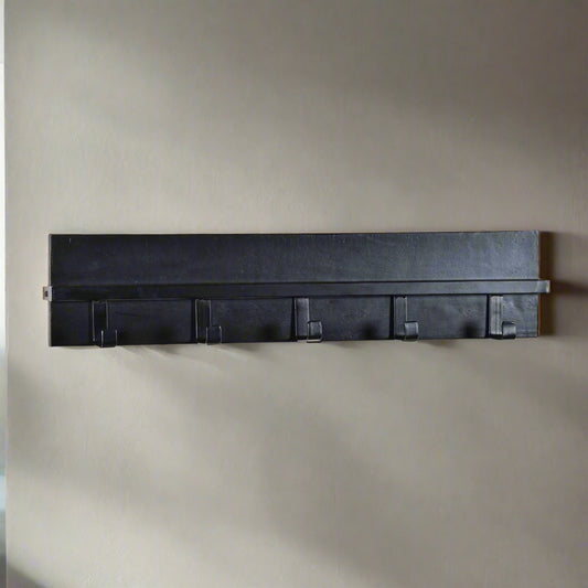 Kapstok Brix | Zwart Mangohout