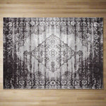 Vloerkleed Brix | Zwart Katoen
