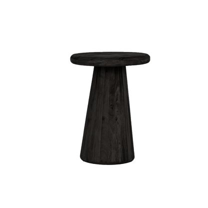 Asti Bijzettafel | Rond Zwart