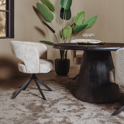 Eetkamerstoel Mura | Beige Stof