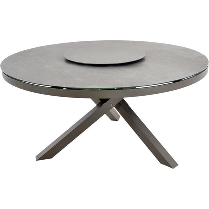 Tuintafel Mojito Rond L | Beige Aluminium