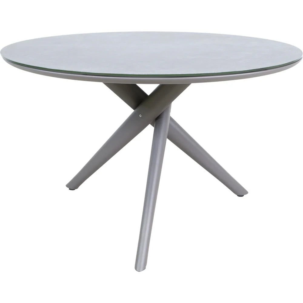 Tuintafel Mojito Rond | Beige Aluminium