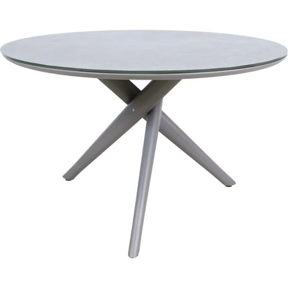 Tuintafel Mojito Rond | Beige Aluminium