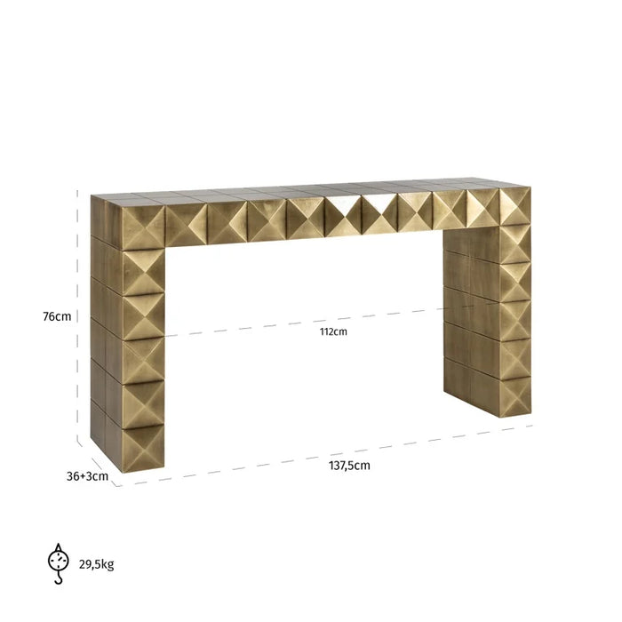 Wandtafel Collada | Brushed Gold