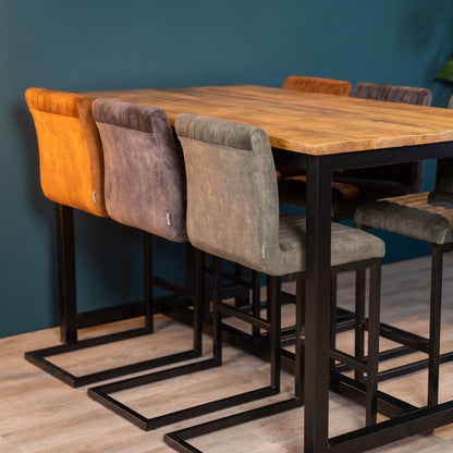 Barkruk Milo | Velours Rust