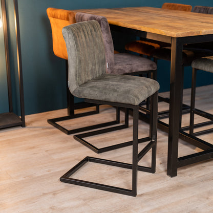 Barkruk Milo | Velours Oker