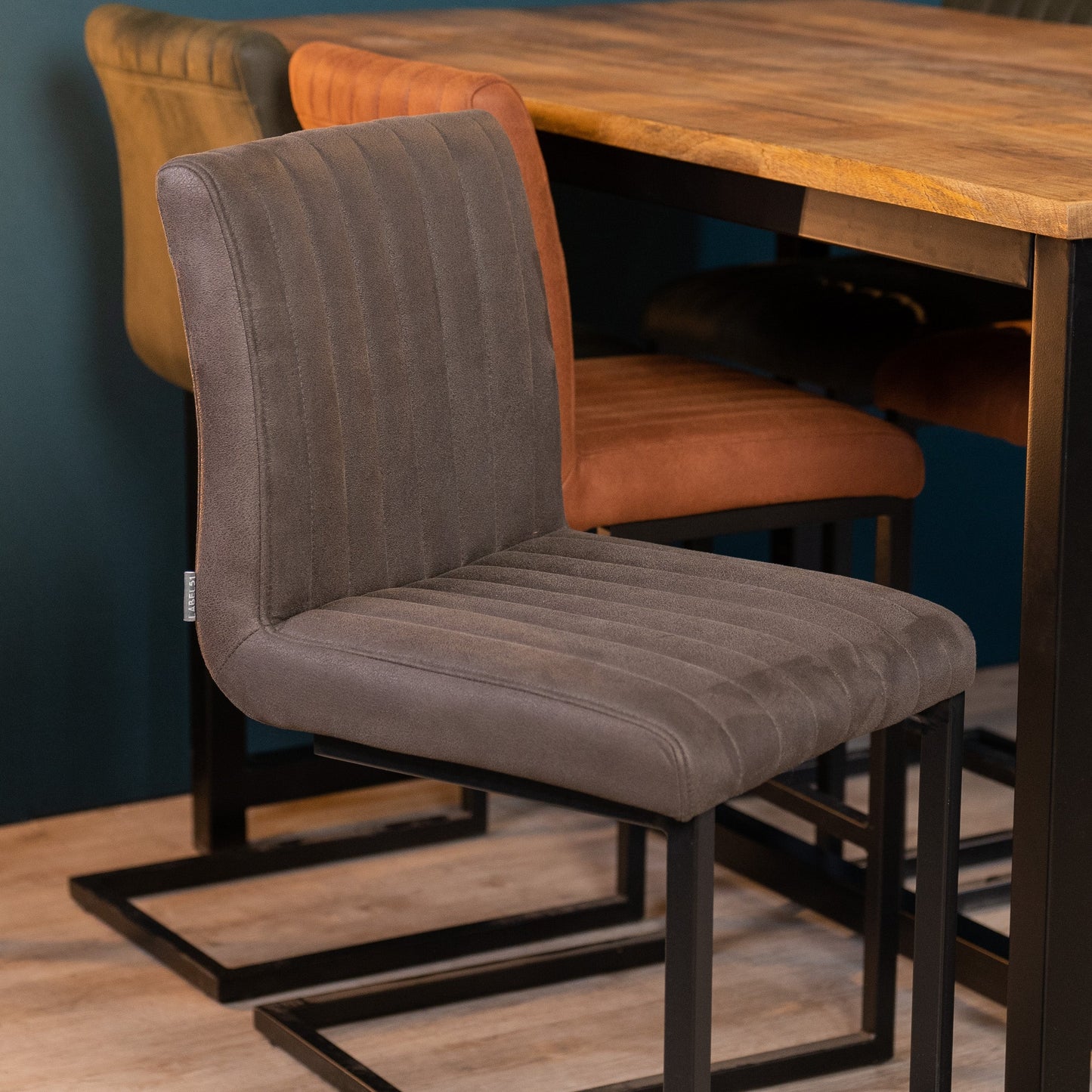 Barkruk Milo | Microvezel Cognac