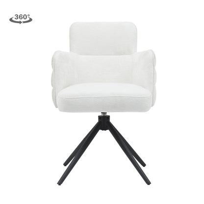 Eetkamerstoel Rumo | Wit Stof