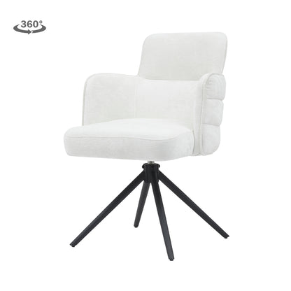 Eetkamerstoel Rumo | Wit Stof