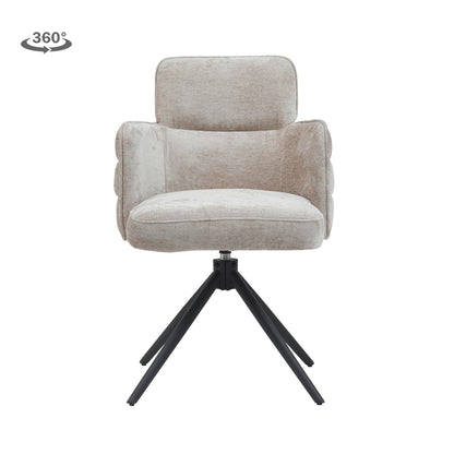 Eetkamerstoel Rumo | Beige Stof