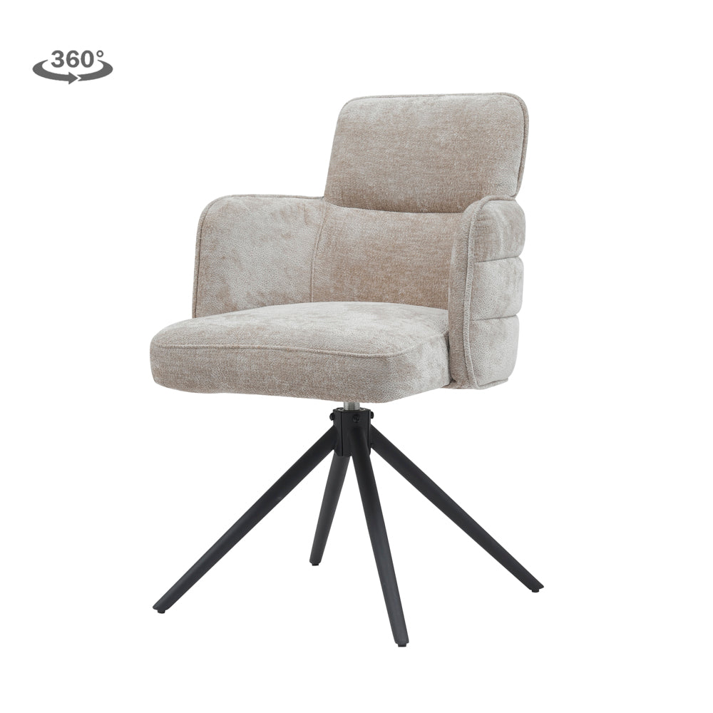 Eetkamerstoel Rumo | Beige Stof