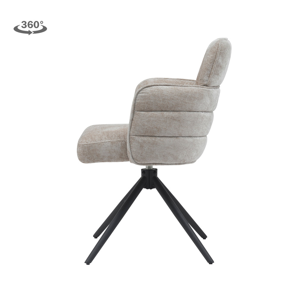 Eetkamerstoel Rumo | Beige Stof