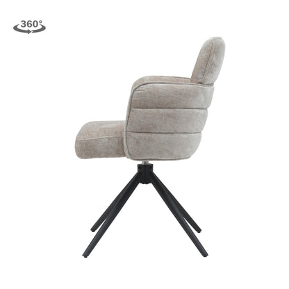 Eetkamerstoel Rumo | Beige Stof