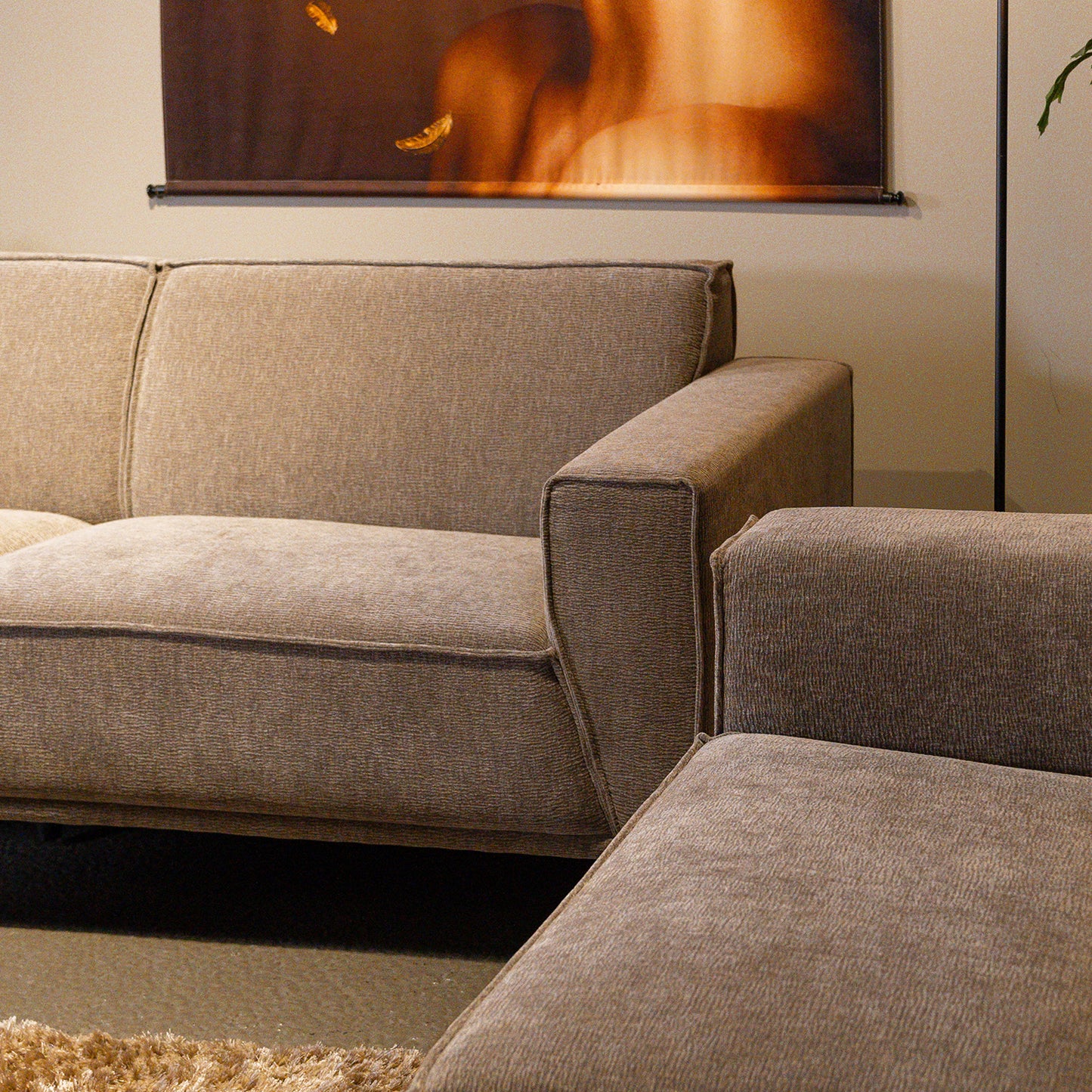 Bank Leeds Combi | Moss Grijs