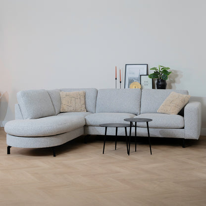 Hoekbank Parker | Grijs Stof