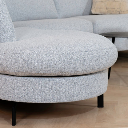 Hoekbank Parker | Grijs Stof