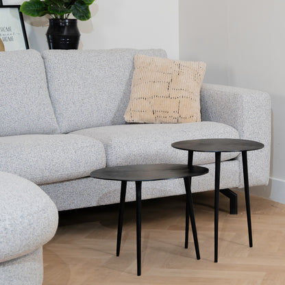 Hoekbank Parker | Grijs Stof