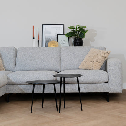 Hoekbank Parker | Grijs Stof