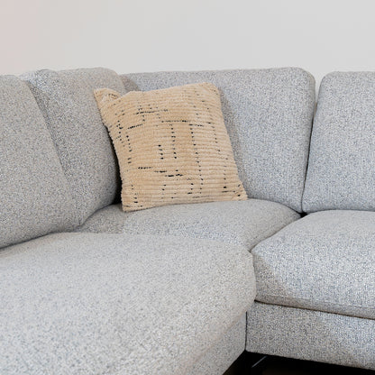 Hoekbank Parker | Grijs Stof