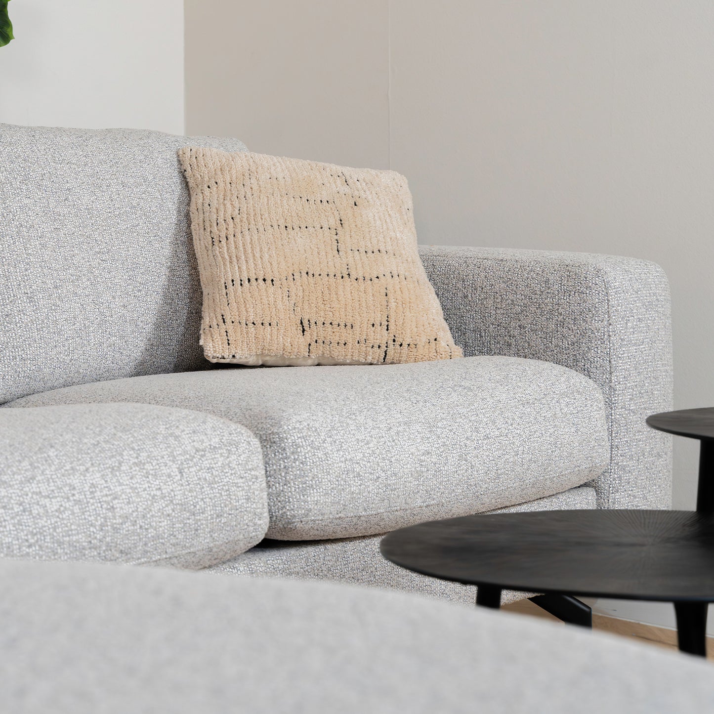 Hoekbank Parker | Grijs Stof