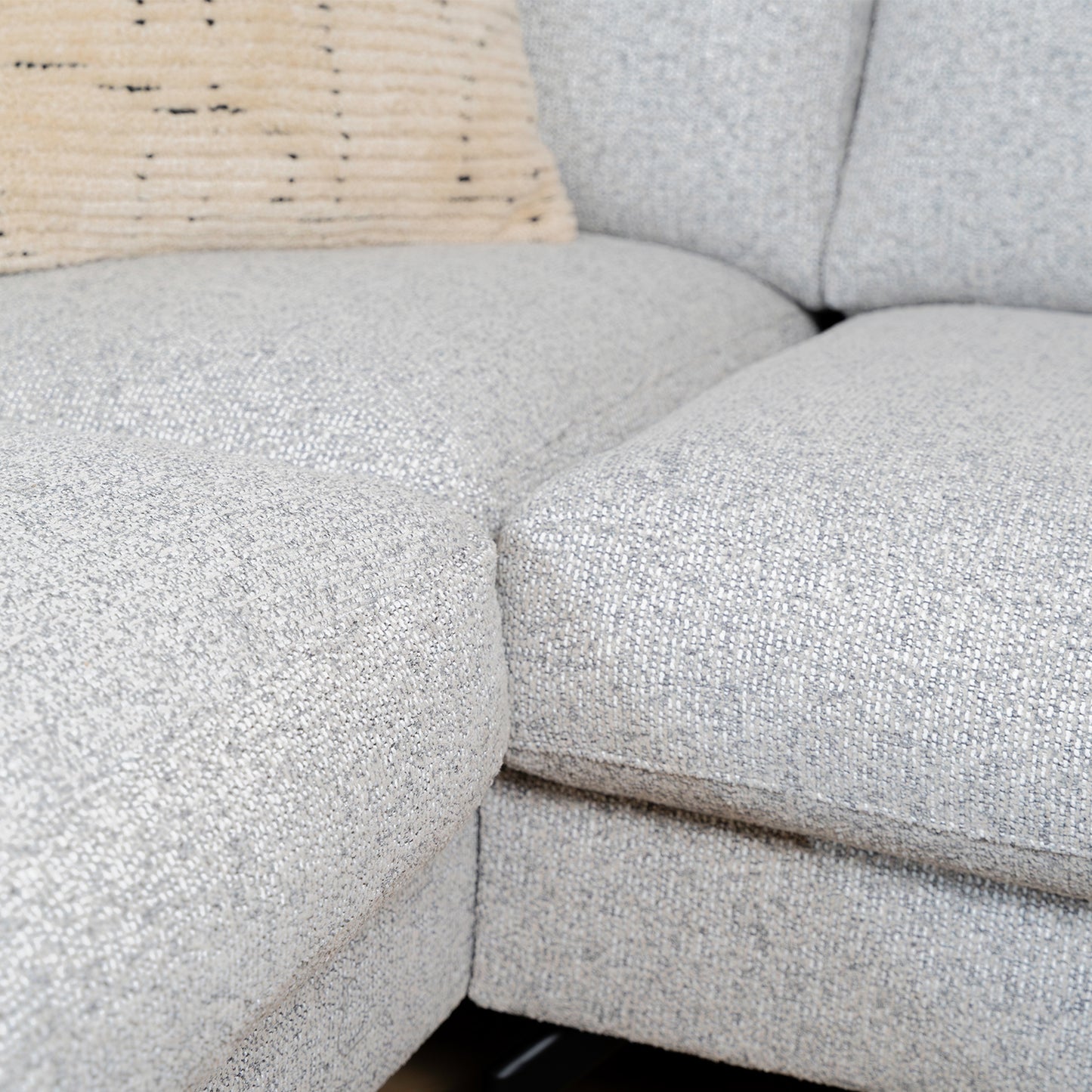 Hoekbank Parker | Grijs Stof