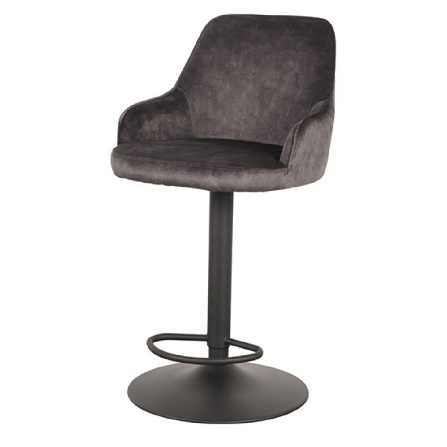 Barkruk Fender | Kookeiland of Bartafel | Antraciet Velvet