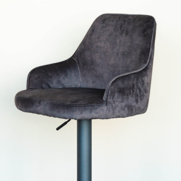 Barkruk Fender | Kookeiland of Bartafel | Antraciet Velvet