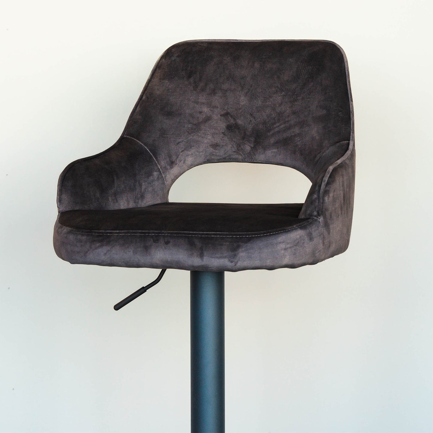 Barkruk Fer | Antraciet Velvet