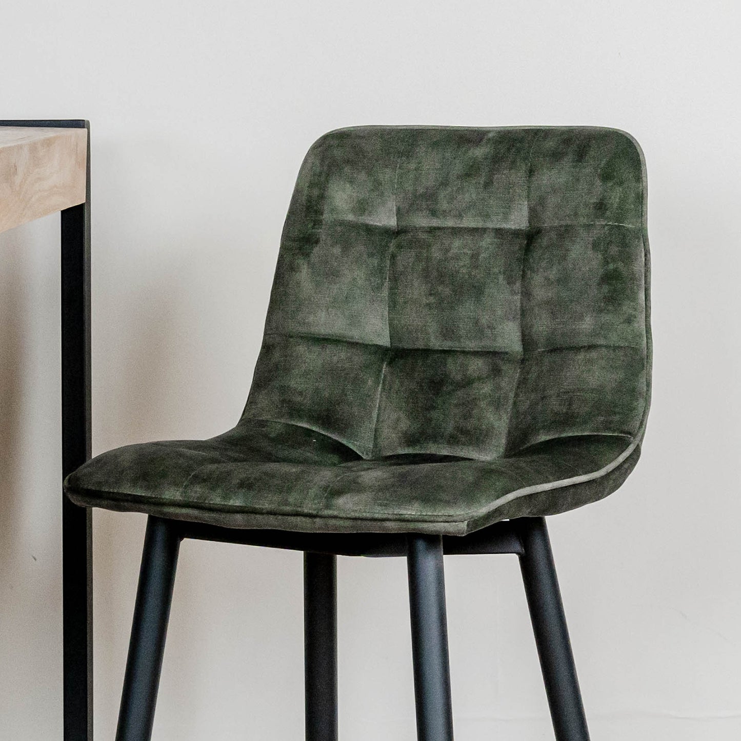 Barkruk Jelt | Horecahoogte | Velours Hunter