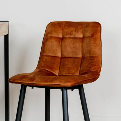 Barkruk Jelt | Kookeiland of Bartafel | Velours Oker